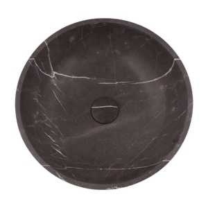 Pietra Grey Honed Round Limestone Basin 5335...
