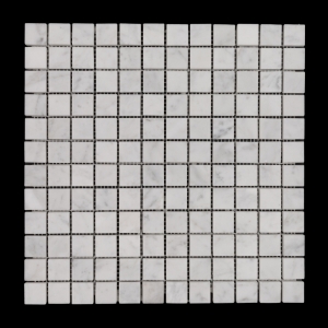 Carrara Square Honed Marble Mosaic Tile 23x23