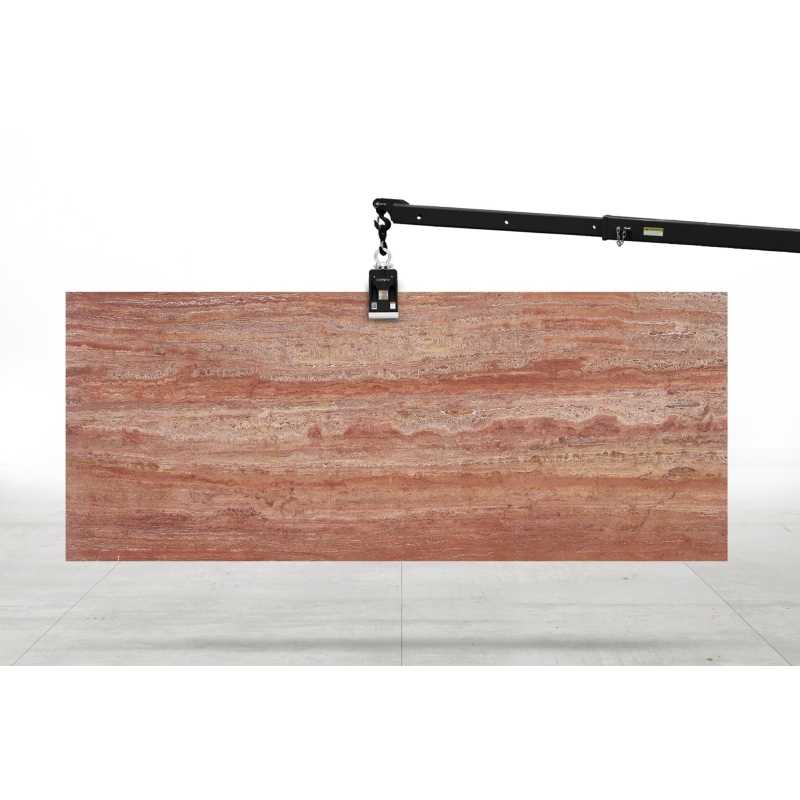 Rosso Vein-Cut Honed Filled Travertine Slab Bl. 2610-C