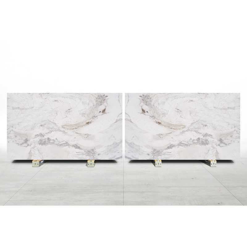 White Lotus Honed Marble Slab Bl.2501A