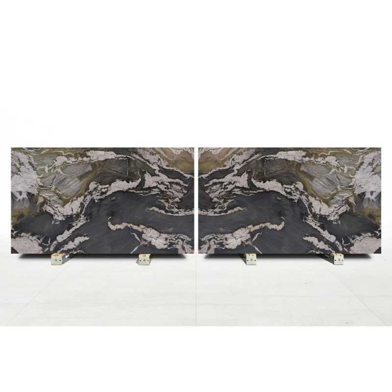 Fusion Temptest Leather Quartzite Slab Bl.15410