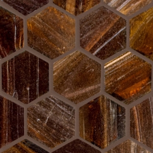 Trend 270 Hexagonal Italian Glass Mosaic Tiles