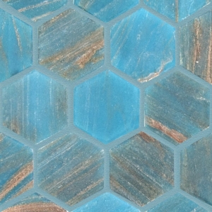 Trend 242 Hexagonal Italian Glass Mosaic Tiles