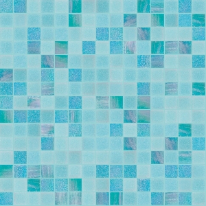 Trend Azzurro Mediterraneo Aquatica Italian Glass Mosaic Tiles
