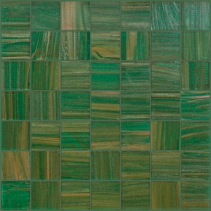 Trend Green Square 4×4 Aquatica Italian Glass Mosaic Tiles