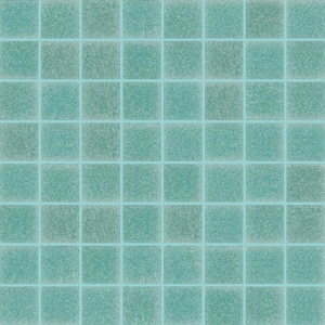 Trend Water Green Square 4×4 Aquatica Italian Glass Mosaic Tiles