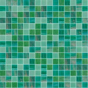 Trend Foliage Mix Italian Glass Mosaic Tiles