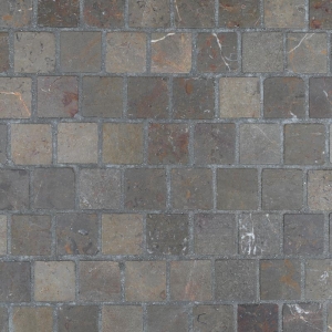 Pietra Mocha Tumbled Brick Pattern Cobblestone Limestone
