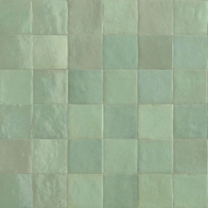 Zellige Turchese Gloss Non Rectified Ceramic Tile