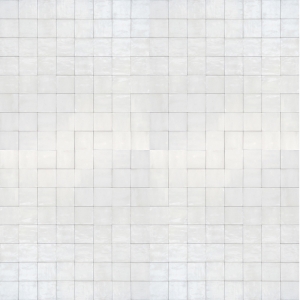 Rice Bianco Gloss Glazed Non Rectified Porcelain Tile 150x150