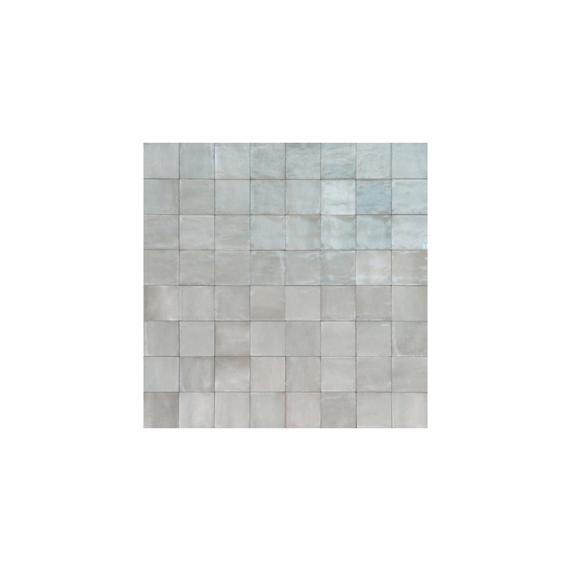 Rice Grigio Gloss Glazed Non Rectified Porcelain Tile 150x150