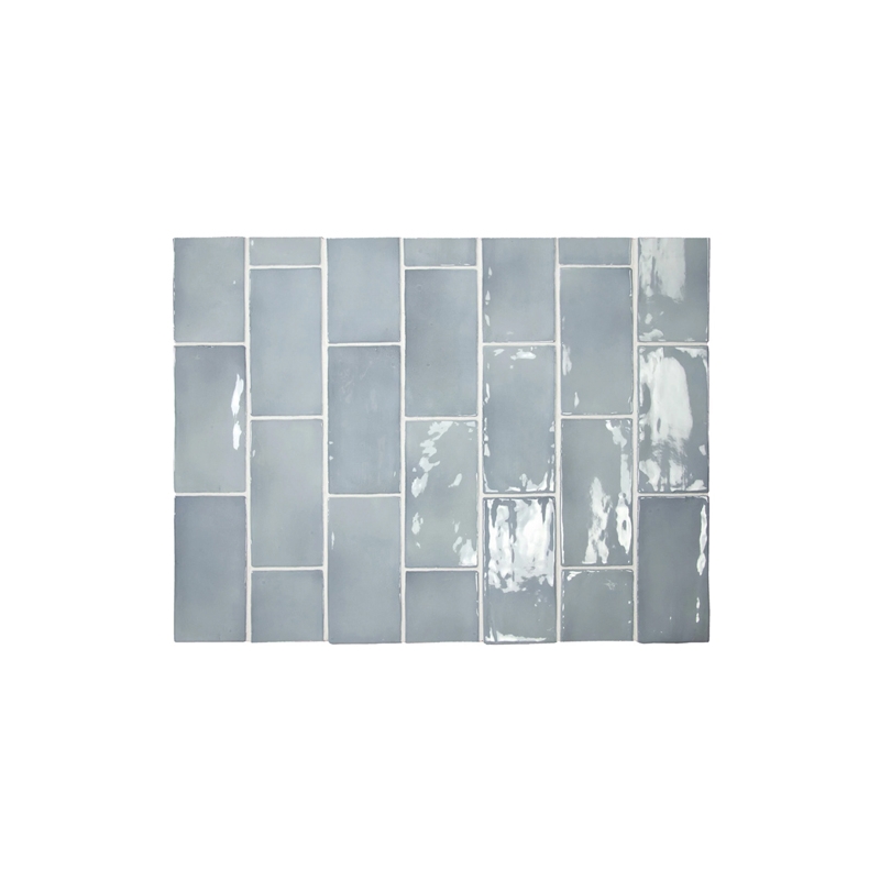 Manacor Blue Moon Gloss Non Rectified Ceramic Tile 150x75