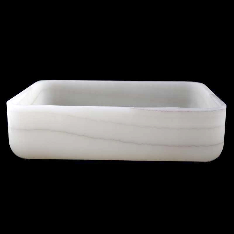 Smoke Onyx Honed Rectangle Basin 3956