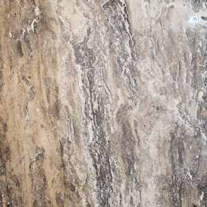 Silver Veincut Epoxy Filled Polished Travertine Tiles