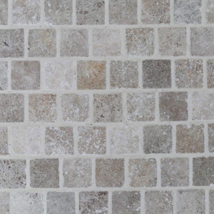 Classico Tumbled Brick Pattern Cobblestone Travertine