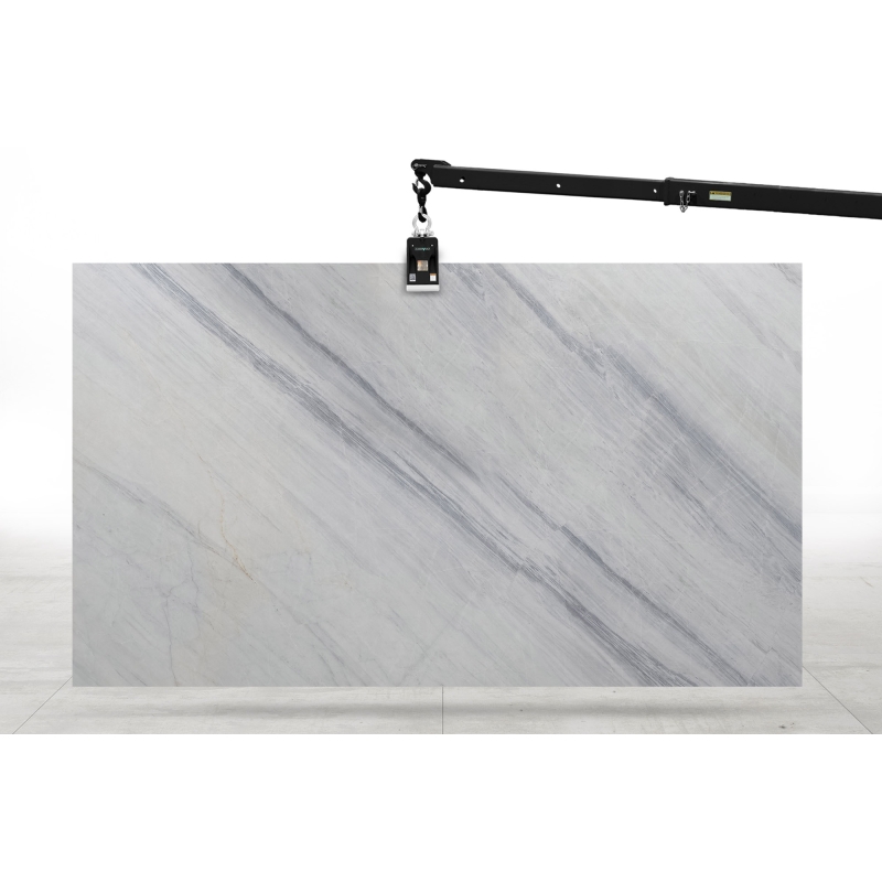 Bianca Luminous Honed Marble Slab Bl. 5010