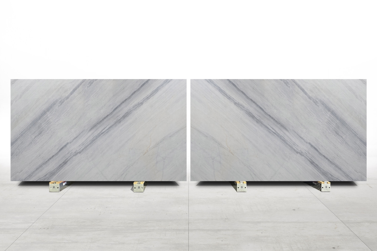 Bianca Luminous Honed Marble Slab Bl. 5010