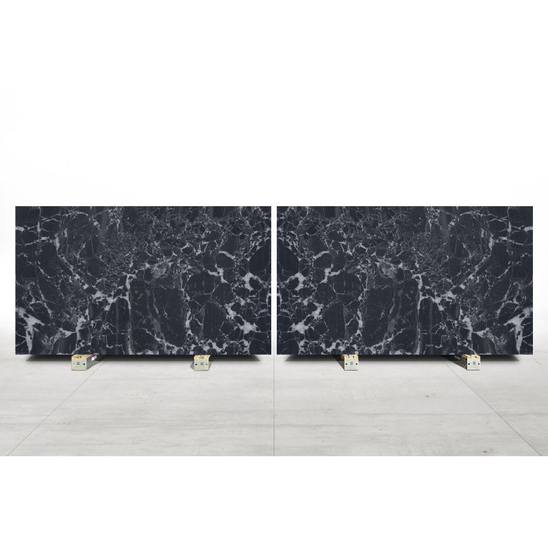 Noir Antique Brushed Marble Slab Bl. P37/22