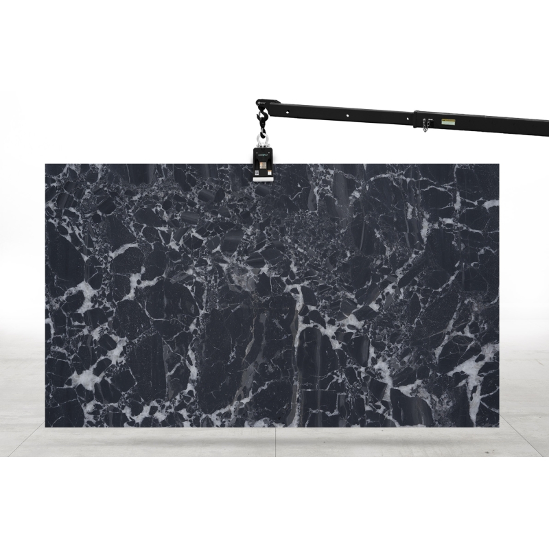 Noir Antique Brushed Marble Slab Bl. 37/22