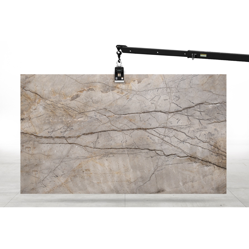 Silver Root Honed Marble Slab Bl. 9048