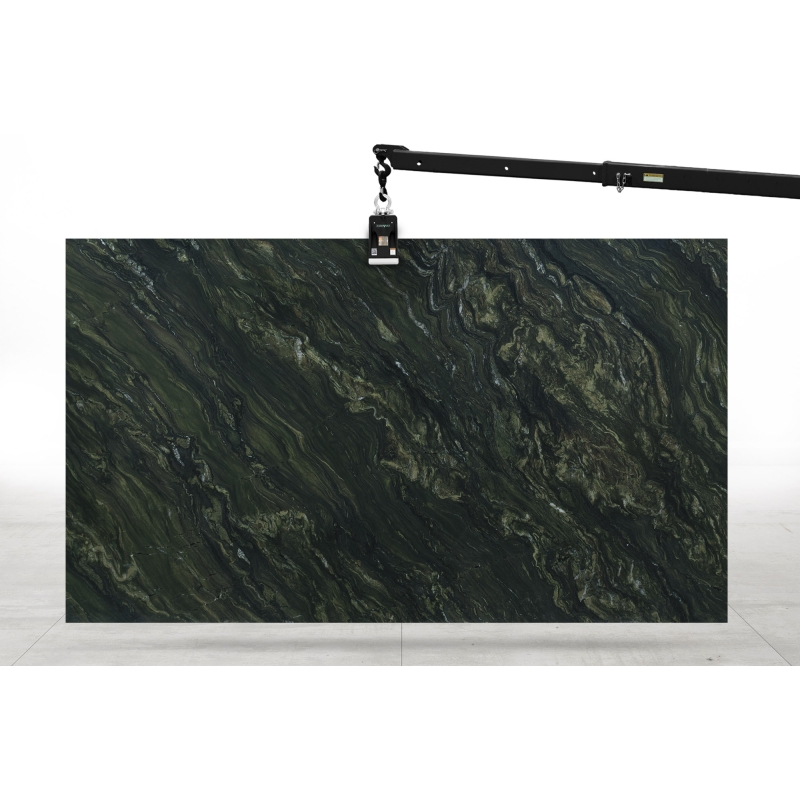 Fusion Green Brushed Granite Slab Bl. 5012