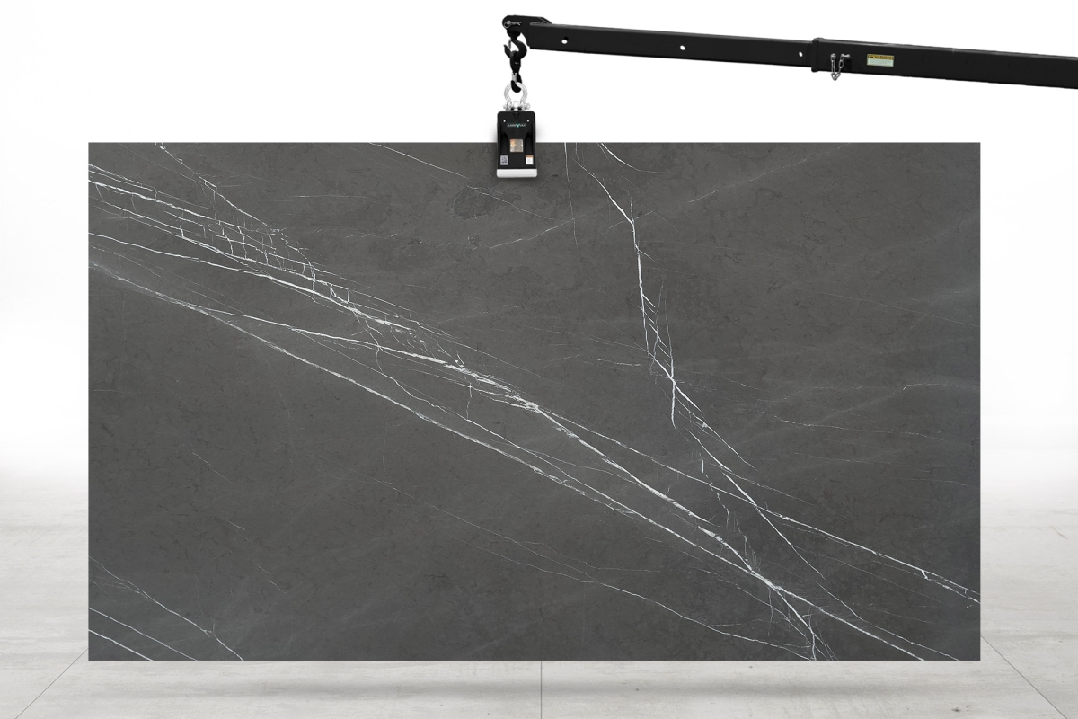 Pietra Grey Honed Limestone Slab Bl. 5018