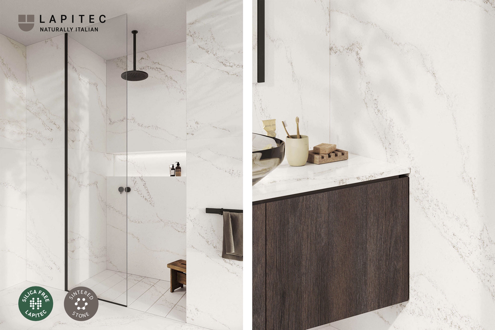 Bianco Andromeda Lapitec® Slab