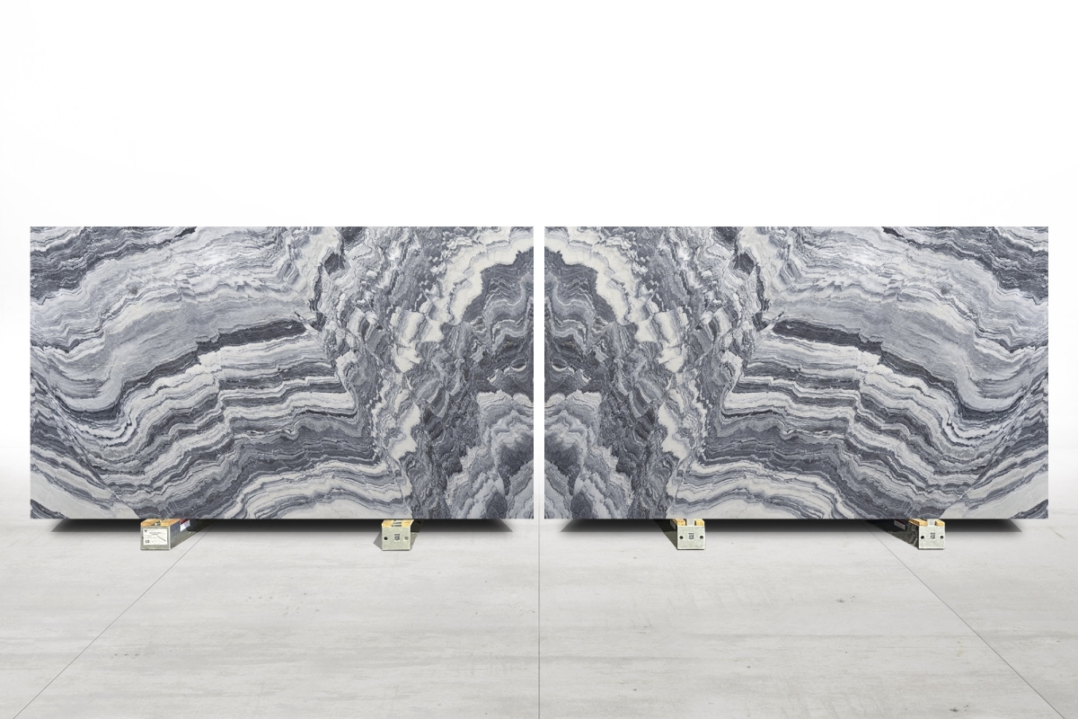 Blue Jurassic Honed Marble Slab Bl. 5008