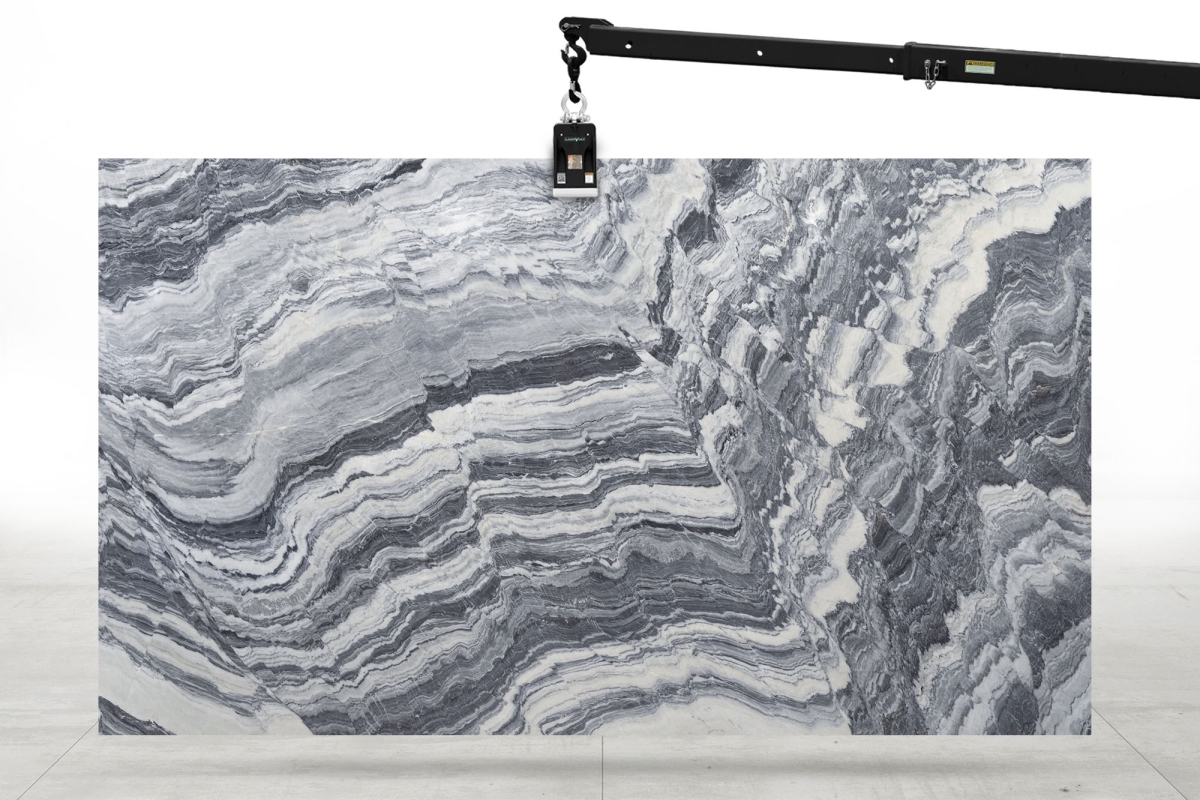 Blue Jurassic Honed Marble Slab Bl. 5008