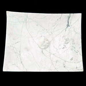 Persian White Honed Plate Design Basin Marble 4473
