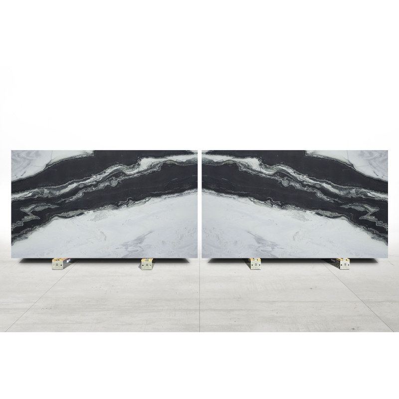Glacier Leathered Marble Slab Bl. 52805