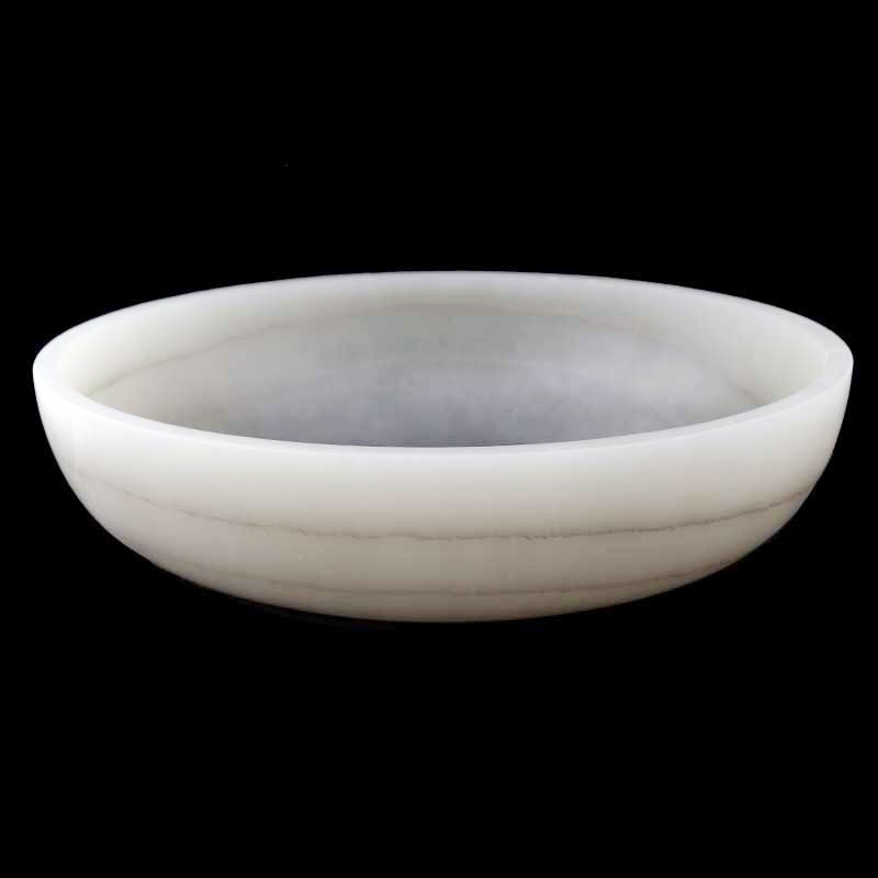 Smoke Onyx Honed Oval Basin 4012 With Matching Stone Pop-Up Waste