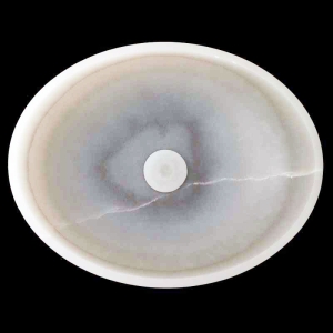 Smoke Onyx Honed Oval Basin 4012