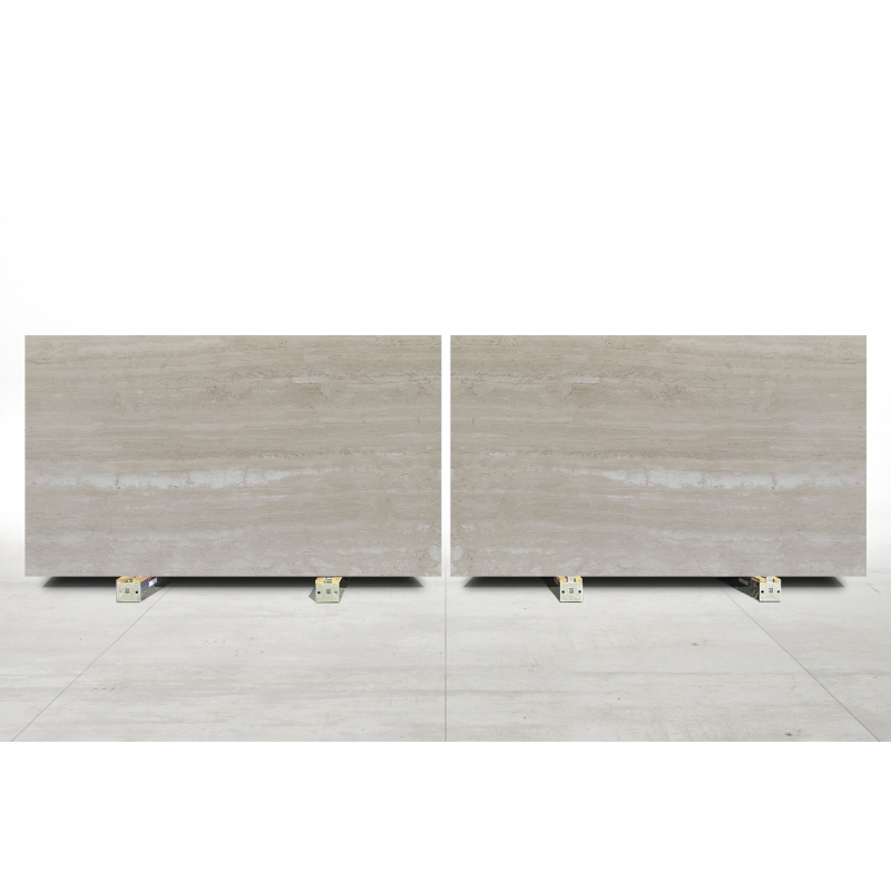 Navona Vein-Cut Honed + Filled Travertine Slab Bl. 130524C