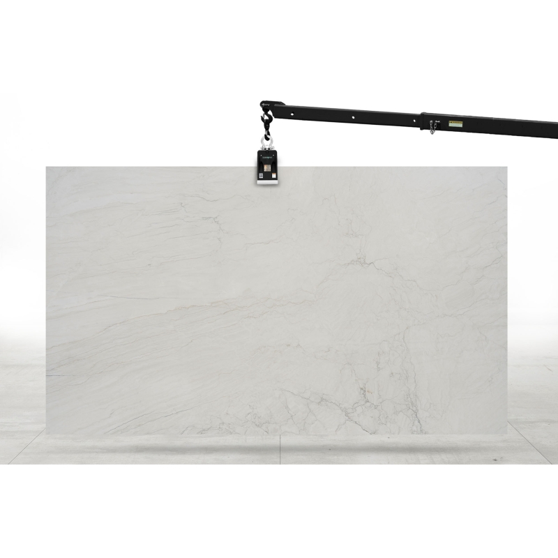 White Lux Honed Quartzite Slab Bl. 53431