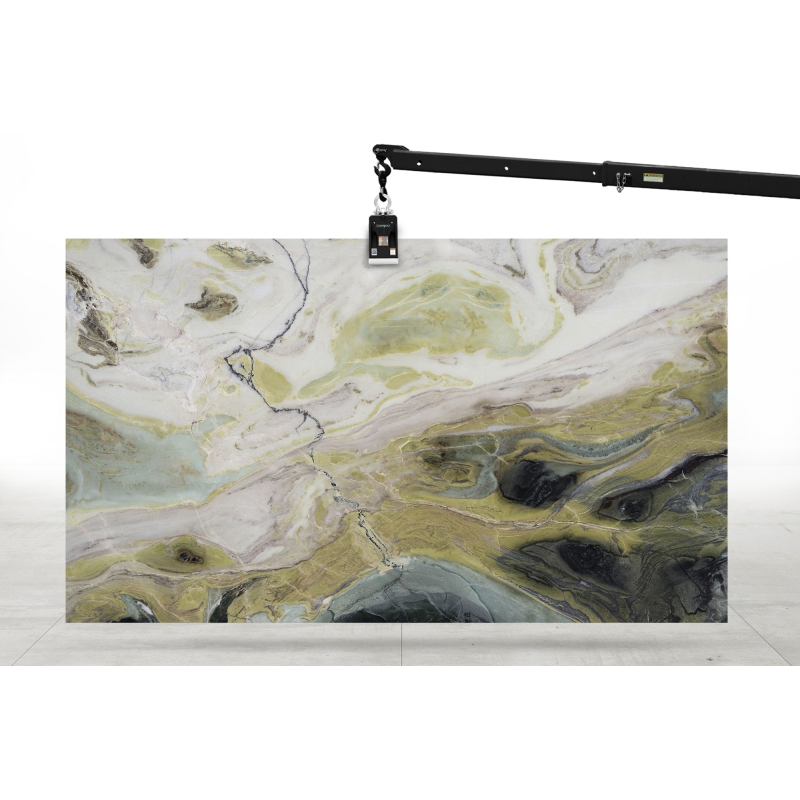 Abbey Green Polished Marble Slab Bl.36523