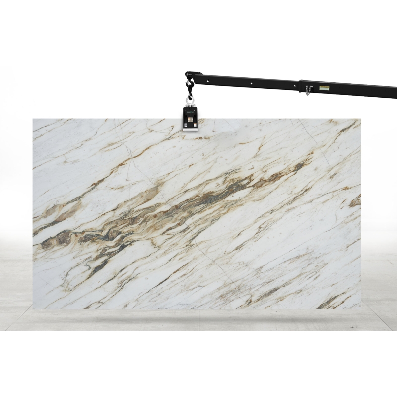 Calacatta Vagli Oro Honed Marble Slab Bl.12422 Lux Marble AU