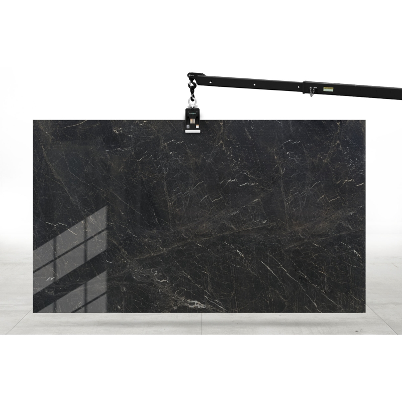 Black & Gold Polished Marble Slab Bl. 5029
