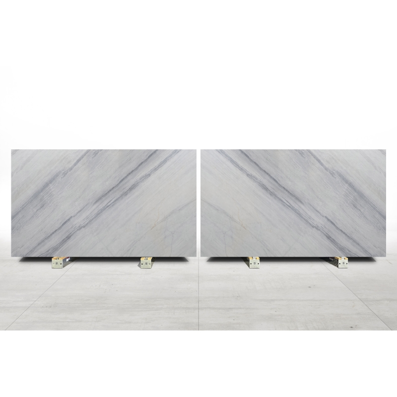 Bianco Luminous Polished Marble Slab Bl. 5011