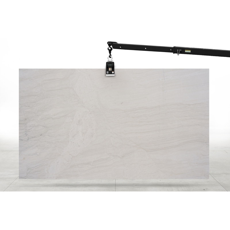 Lux White Honed Quartzite Slab Bl. 54683
